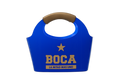 Frapera Gripcooler BOCA azul y oro — sin fondo