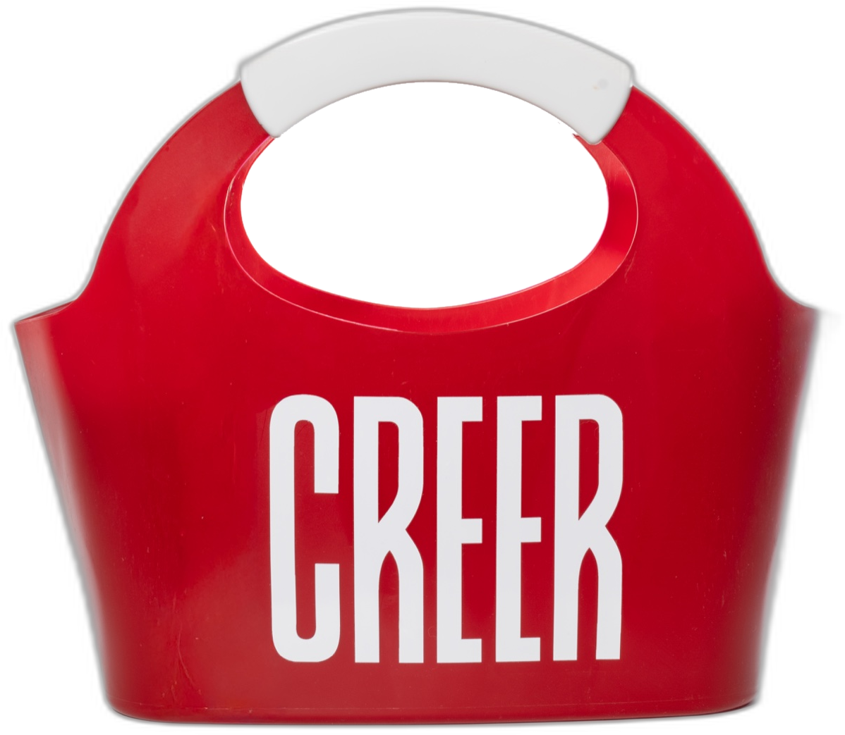 Frapera Gripcooler roja con la leyenda CREER en blanco