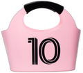 Frapera Gripcooler rosa con el número 10 en negro — edición Messi