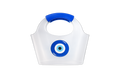 Gripcooler Ojo Turco - frapera translucida con diseno de ojo turco y manija azul